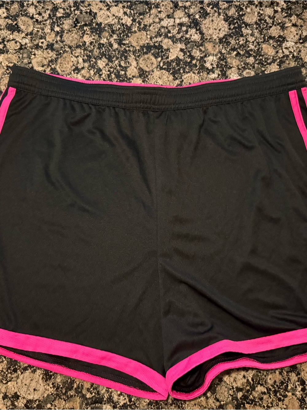 Women’s Adidas Black & Pink Shorts